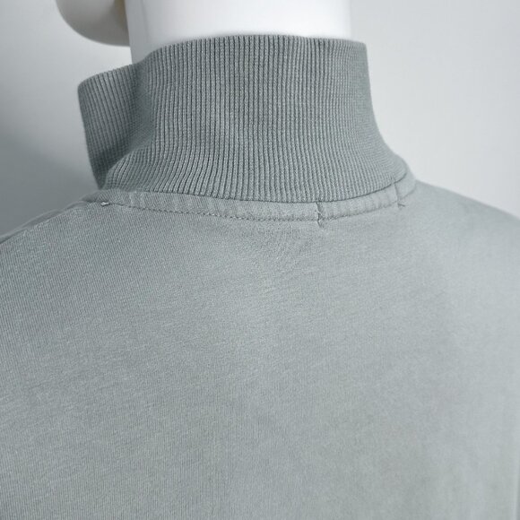 Barefoot Dreams MC Half Zip Long Sleeve Pullover Sweatshirt in Meadow Green Sz M - Picture 14 of 16